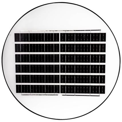 LED Димируема соларна улична лампа със сензор LED/15W/6V 11000 mAh 6500K IP65 черен + дистанционно управление