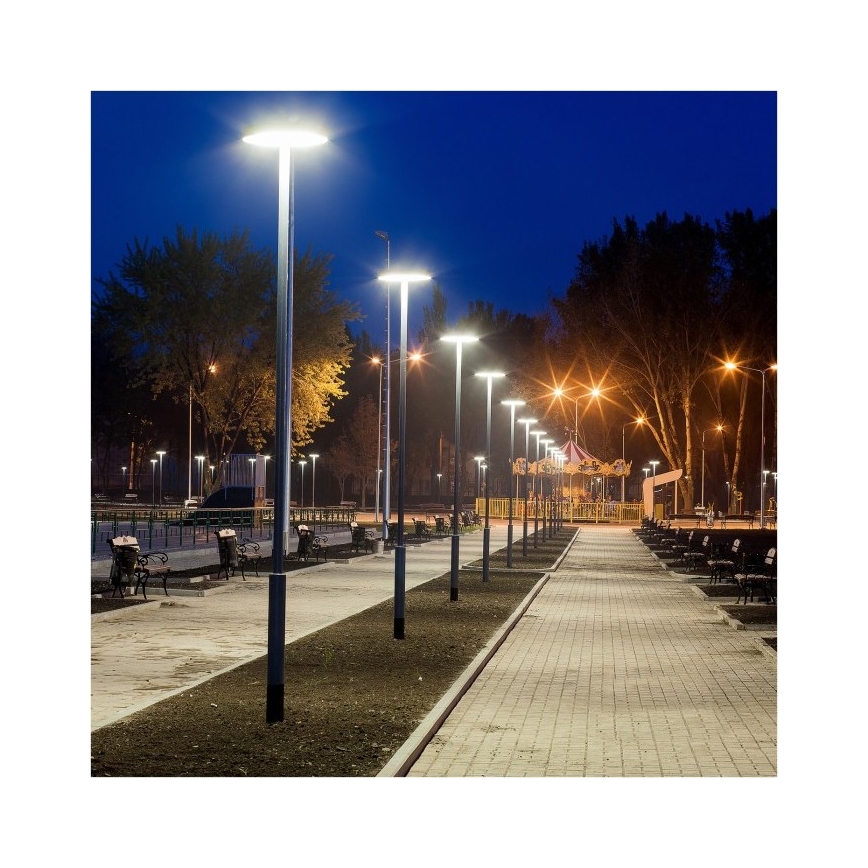LED соларна улична лампа със сензор SOLSUMI LED/25W/3,2V IP54 25000 mAh + дистанционно управление
