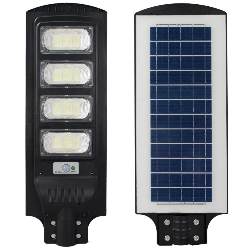LED Соларна улична лампа със сензор STREET LED/15W/3,2V 15000 mAh IP65 + дистанционно управление