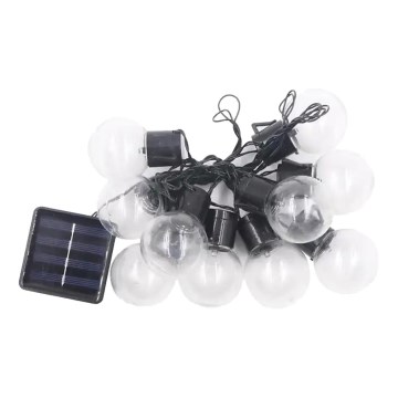 LED Соларна верига 10xLED/0,12W/1,2V 1xAA IP44 6000K