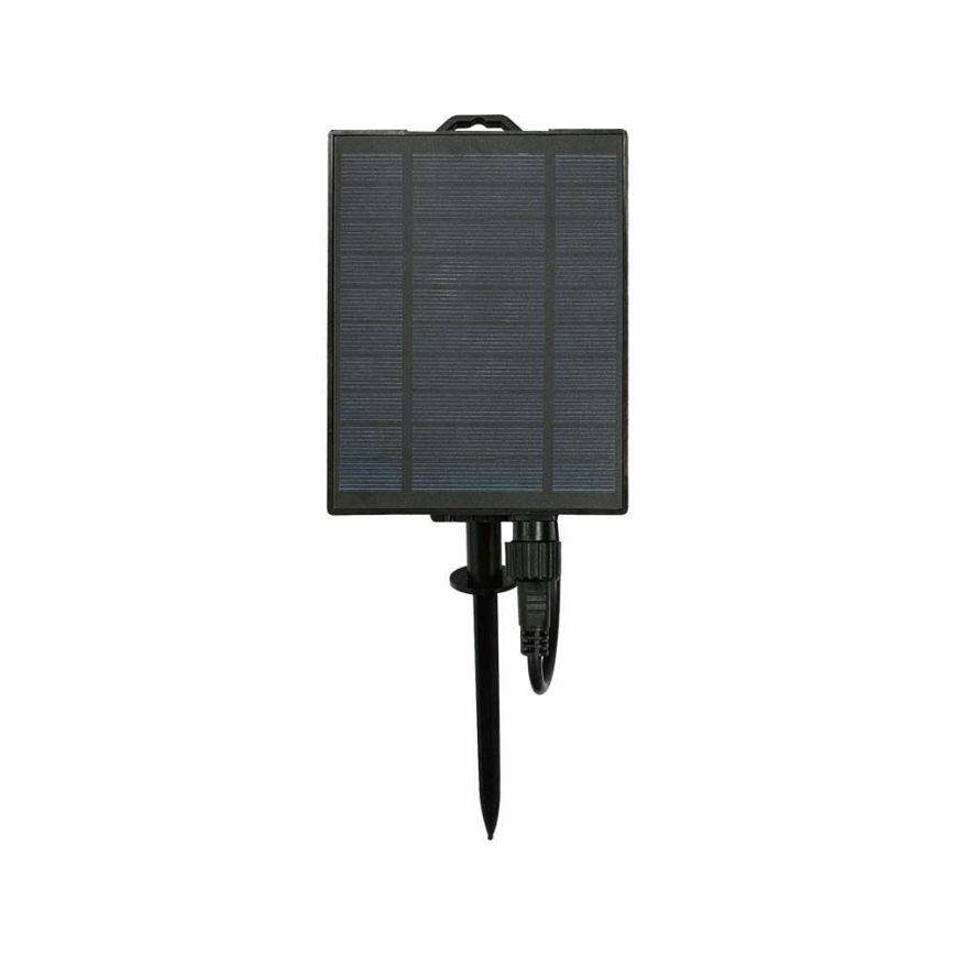 LED Соларна верига 15xLED/0,2W/3,7V 15,6 m 3000K IP44 2400 mAh