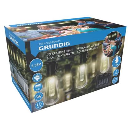 LED Соларна верига 3,35 м 10xLED/1,2V