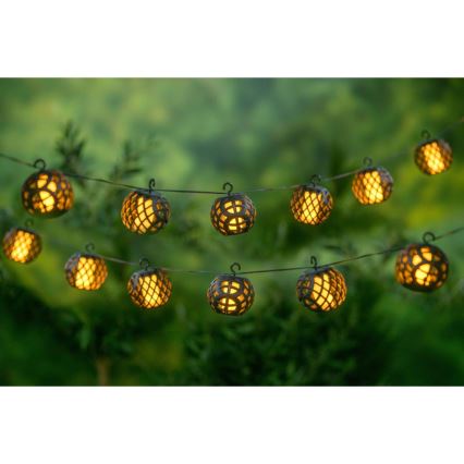 LED Соларна верига 3,8 м 8xLED/1,2V