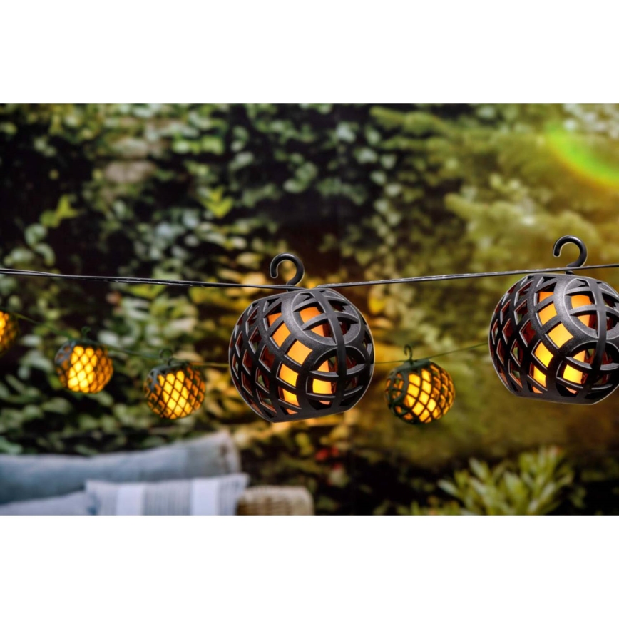 LED Соларна верига 3,8 м 8xLED/1,2V
