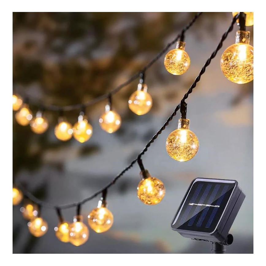LED Соларна верига 6,9 м 50xLED/1,2V