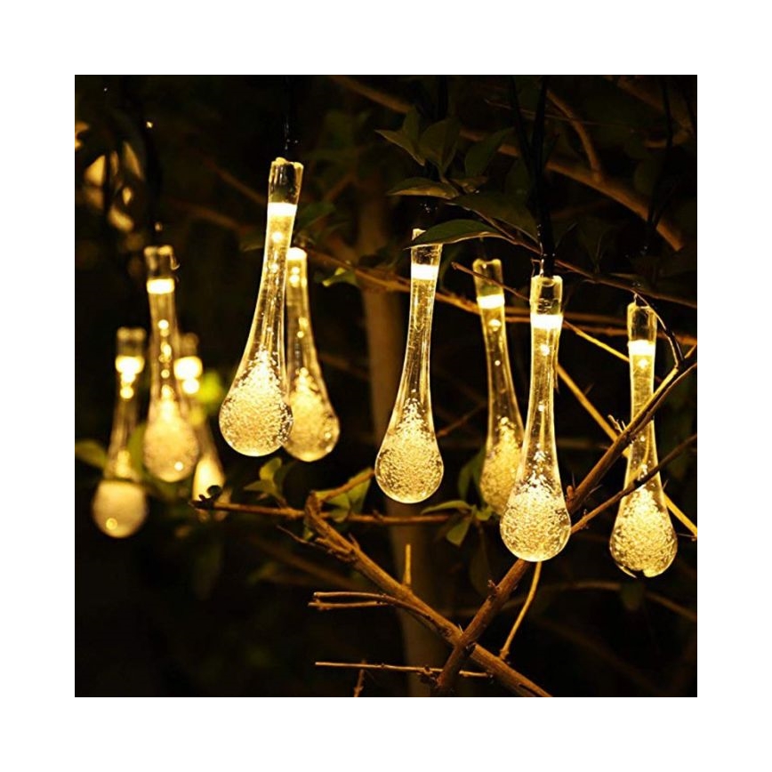 LED Соларна верига със сензор за здрач 20xLED/0,72W/1,2V 600 mAh 4,7 м IP44