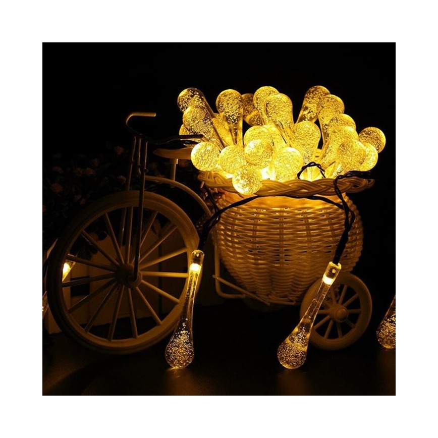 LED Соларна верига със сензор за здрач 20xLED/0,72W/1,2V 600 mAh 4,7 м IP44