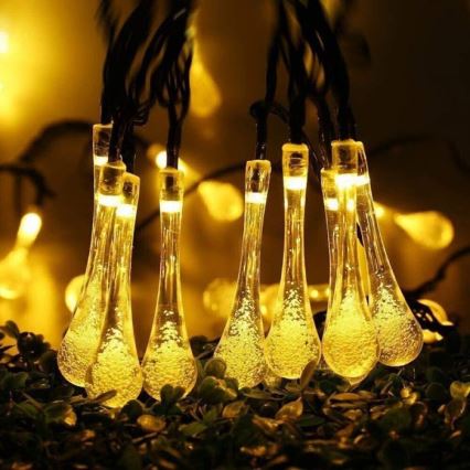 LED Соларна верига със сензор за здрач 20xLED/0,72W/1,2V 600 mAh 4,7 м IP44