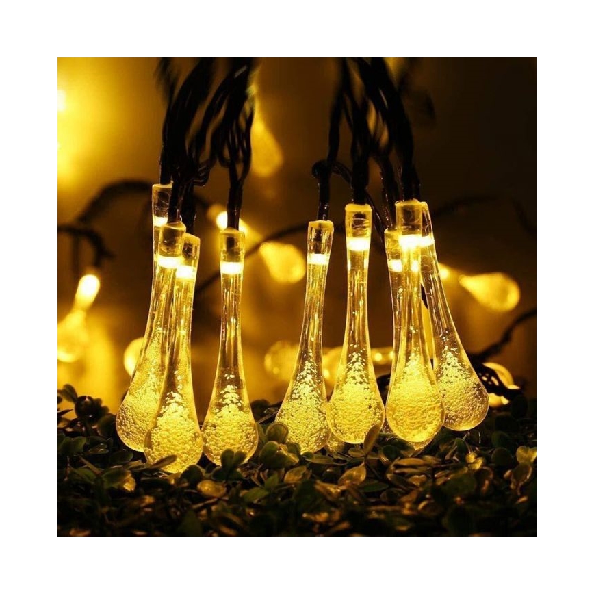 LED Соларна верига със сензор за здрач 20xLED/0,72W/1,2V 600 mAh 4,7 м IP44