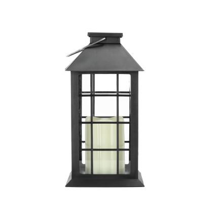 LED Соларна висяща лампа LED/0,02W/1,2V 1xAA 2700K IP44 200 mAh черен