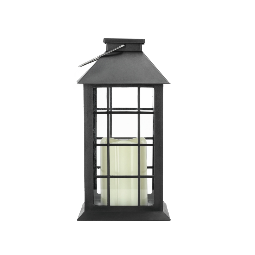 LED Соларна висяща лампа LED/0,02W/1,2V 1xAA 2700K IP44 200 mAh черен
