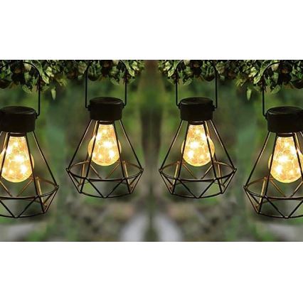 LED Соларна висяща лампа LED/0,1W/1,2V 600 mAh Ø 13 см