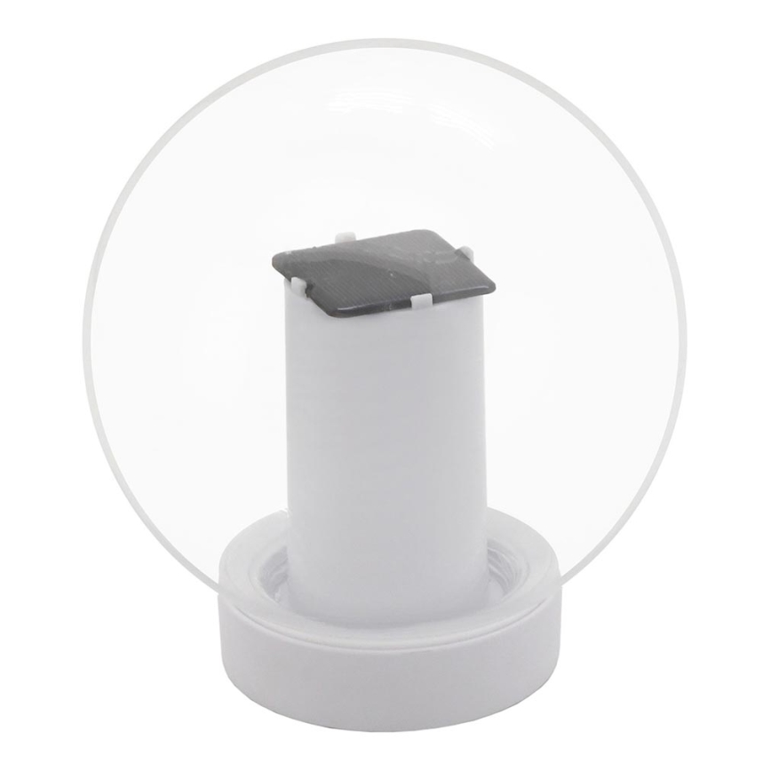 LED Соларна водоустойчива лампа LED/900mAh IP68 бяла