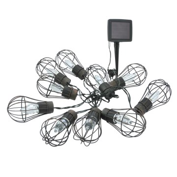 LED соларна външна верига 10xLED/1,2V 300 mAh 3,8 m IP44