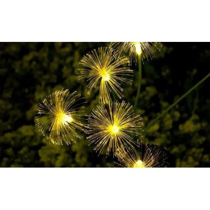 LED соларно декоративно осветително тяло със сензор 6xLED/1,2V 3000K 77 cm 600 mAh IP44