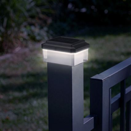 LED соларно осветително тяло ELVO LED/4,5W/1,2V 300 mAh IP44 черно