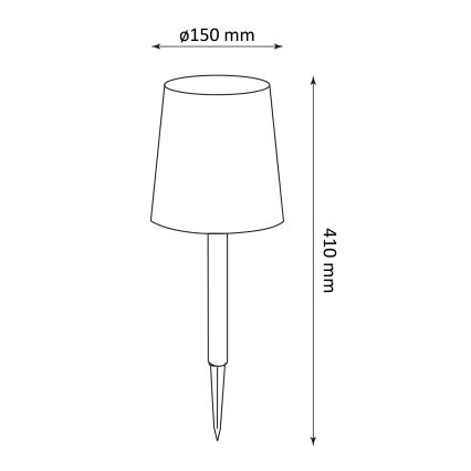 LED Соларно осветление RUMBA LED/1,2V IP44