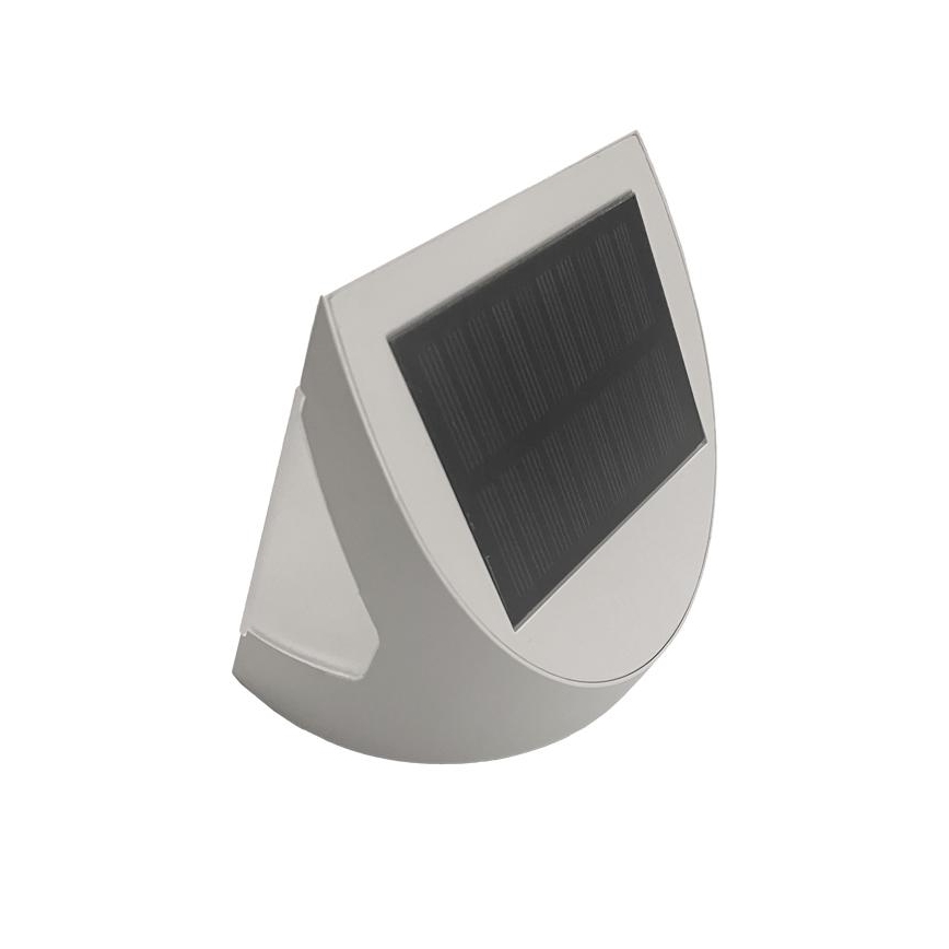 Соларна LED стенна лампа със сензор LED/3W/3,7V 3000/4000K 1200 mAh IP54 бяла
