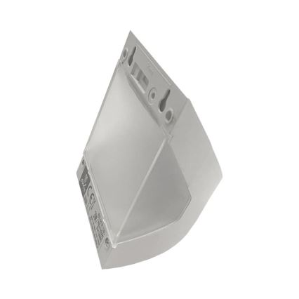 Соларна LED стенна лампа със сензор LED/3W/3,7V 3000/4000K 1200 mAh IP54 бяла