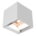 LED соларно стенно осветително тяло със сензор LED/9W/3,7V 3000/4000/5000K IP65 2600 mAh бяло