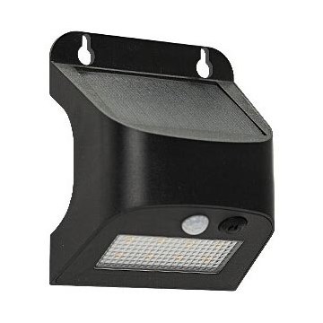 LED соларно стенно осветително тяло със сензор SOLTO LED/3W/3,7V 4000K IP54 1200 mAh черно