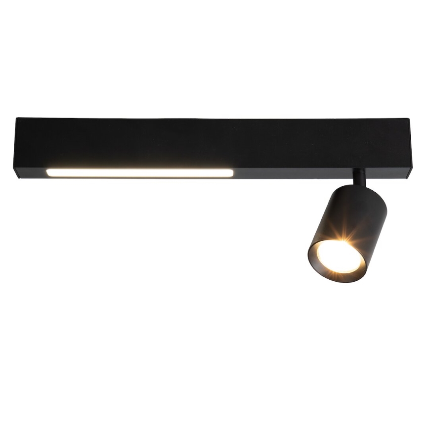 LED Спот MAGNET LED/5W/230V + 1xGU10/60W 3000/4000K черен