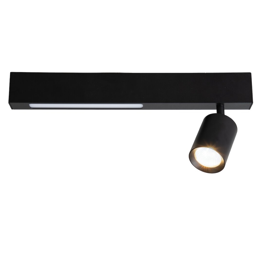 LED Спот MAGNET LED/5W/230V + 1xGU10/60W 3000/4000K черен