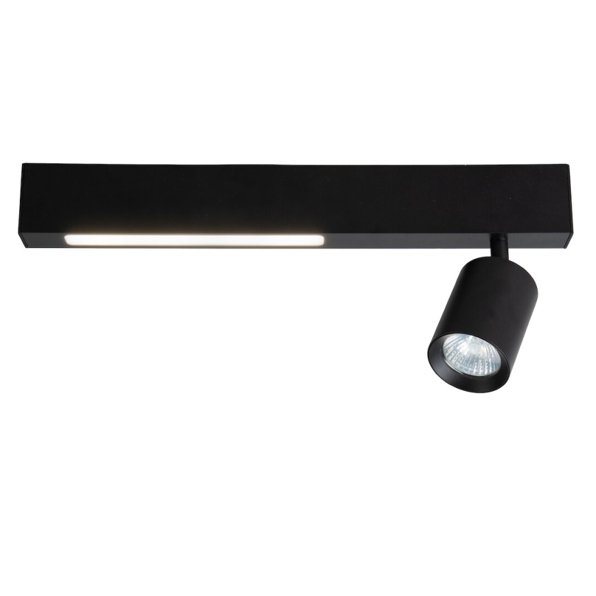 LED Спот MAGNET LED/5W/230V + 1xGU10/60W 3000/4000K черен