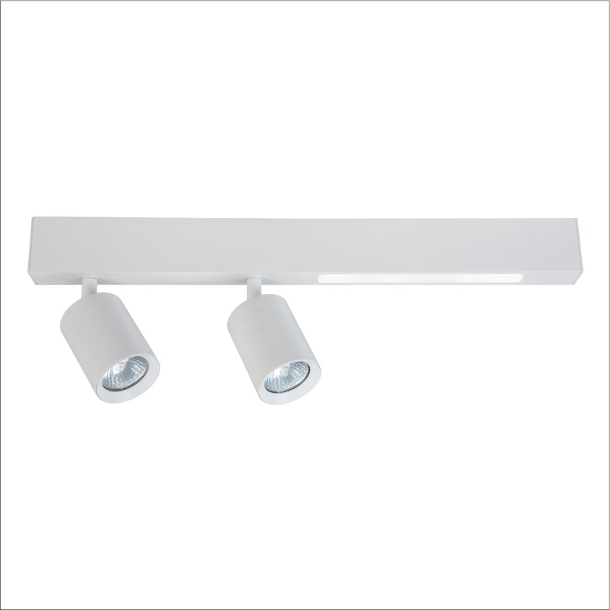 LED Спот MAGNET LED/5W/230V + 2xGU10/60W 3000/4000K бял