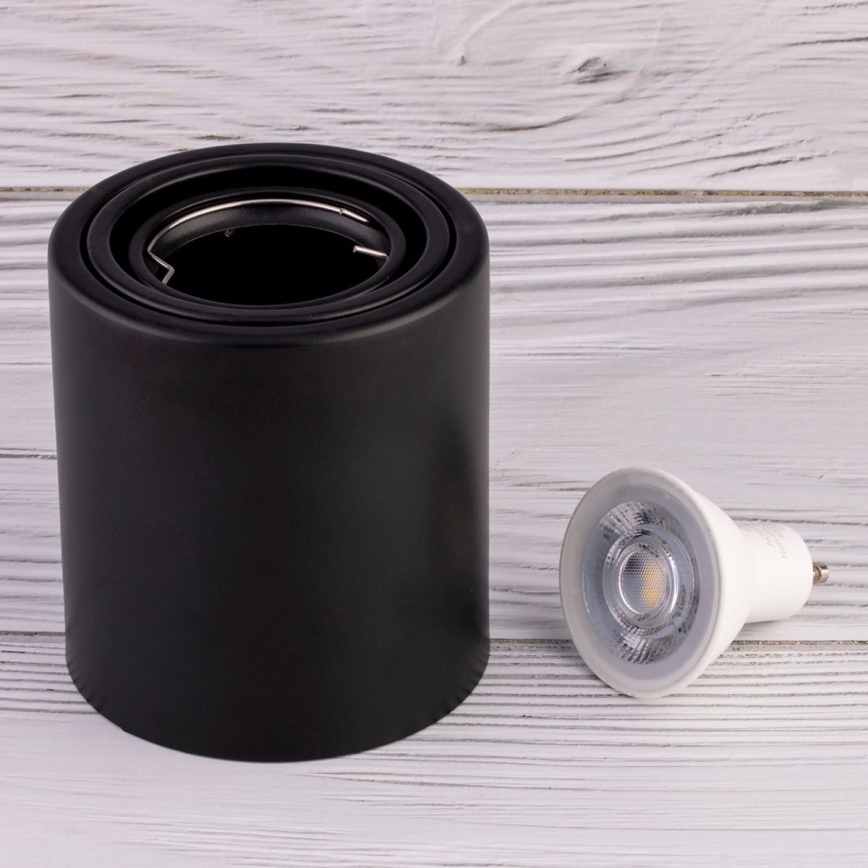 LED Спот TUBA 1xGU10/5W/230V 4000K черен