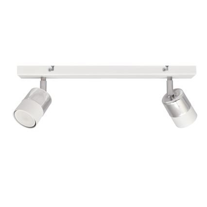 LED Спот TUBSSON 2xGU10/4,8W/230V бял/лъскав хром