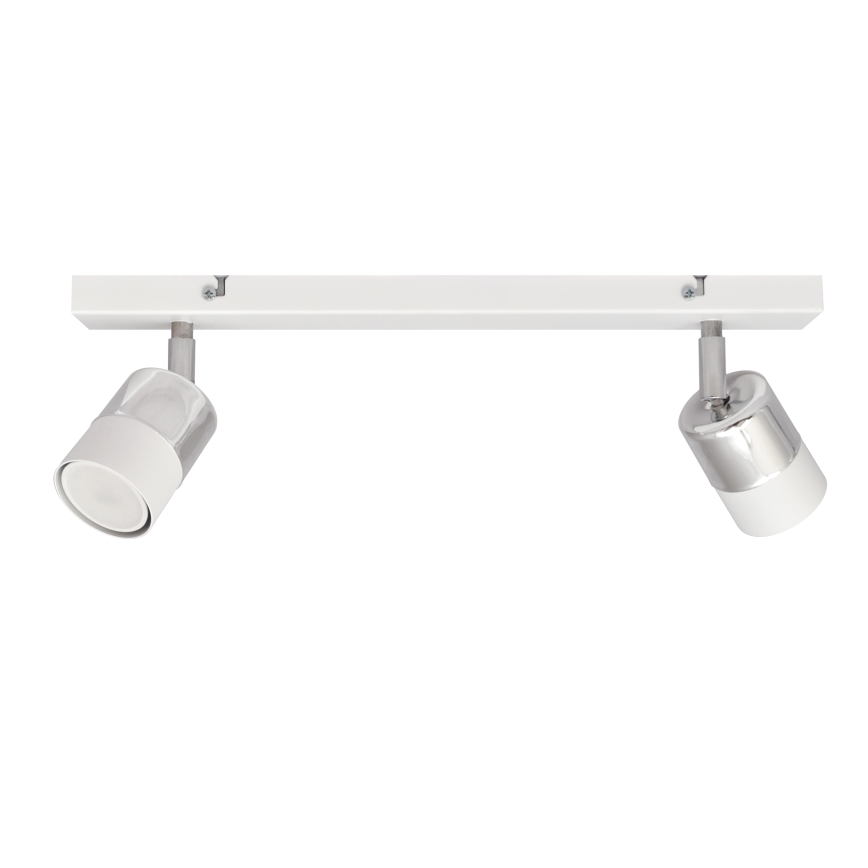 LED Спот TUBSSON 2xGU10/4,8W/230V бял/лъскав хром