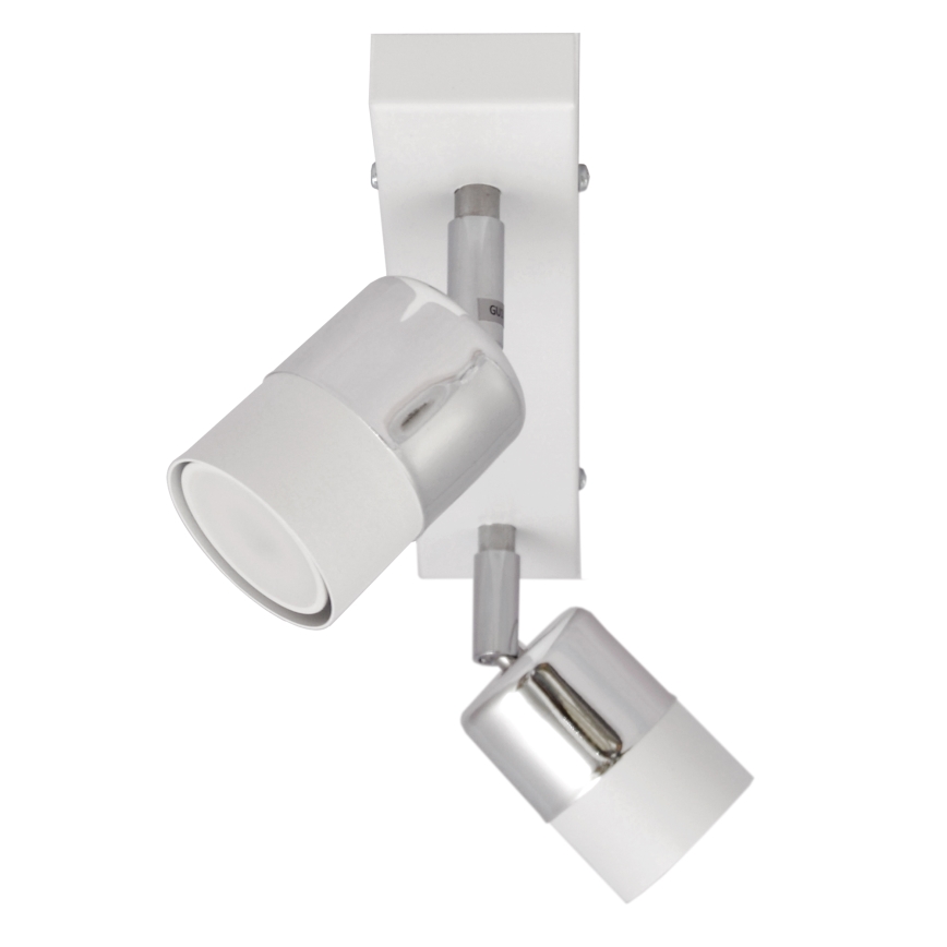 LED Спот TUBSSON 2xGU10/4,8W/230V бял/лъскав хром