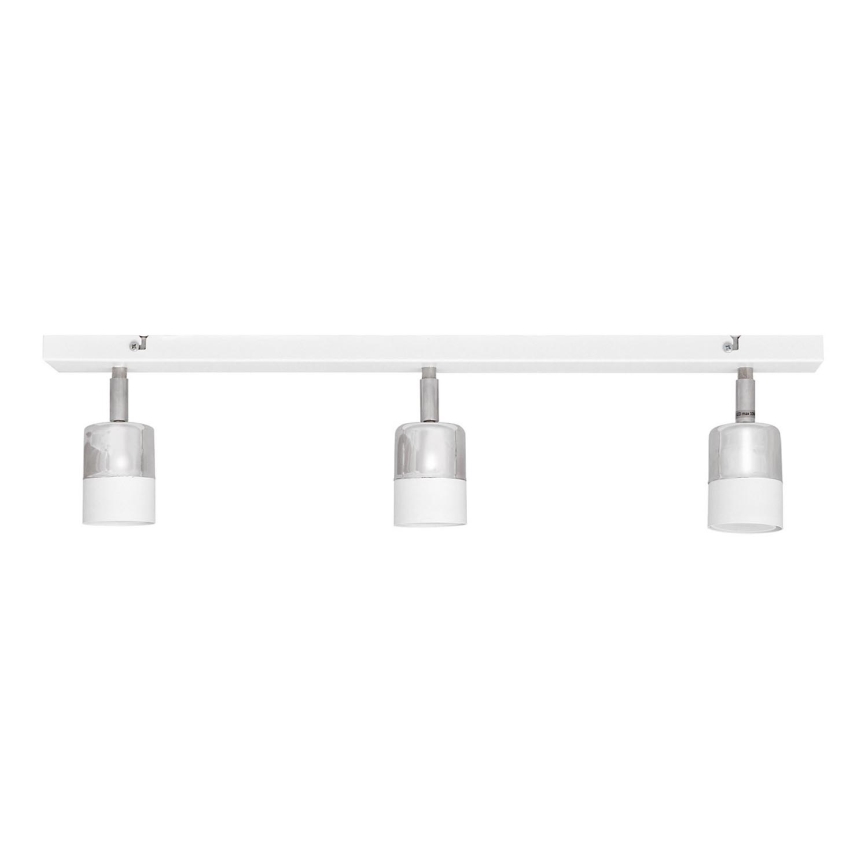 LED Спот TUBSSON 3xGU10/4,8W/230V бял/лъскав хром