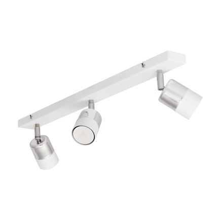LED Спот TUBSSON 3xGU10/4,8W/230V бял/лъскав хром