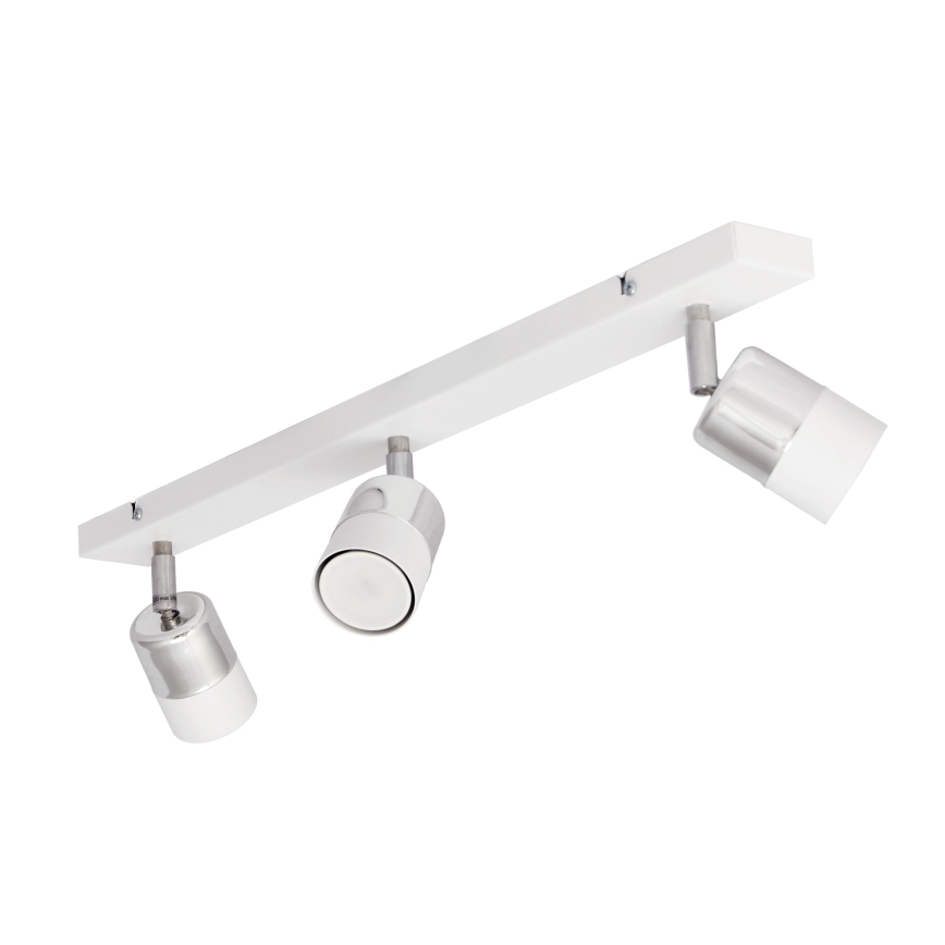 LED Спот TUBSSON 3xGU10/4,8W/230V бял/лъскав хром