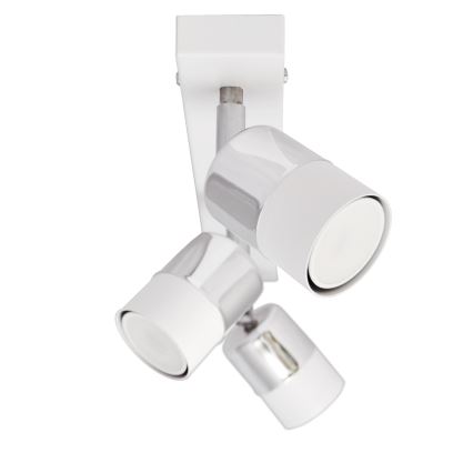 LED Спот TUBSSON 3xGU10/4,8W/230V бял/лъскав хром