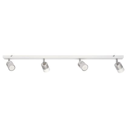 LED Спот TUBSSON 4xGU10/4,8W/230V бял/лъскав хром