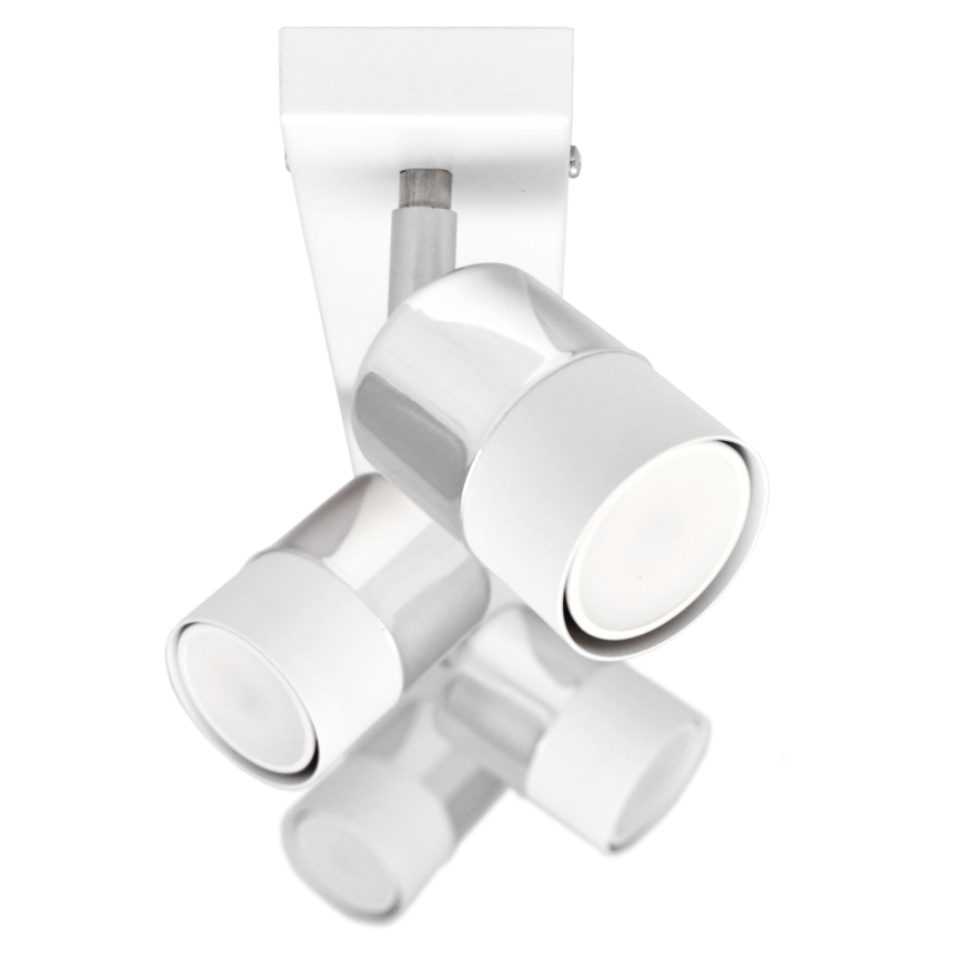 LED Спот TUBSSON 4xGU10/4,8W/230V бял/лъскав хром