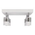 LED Спот TUBSSON 4xGU10/4,8W/230V бял/лъскав хром