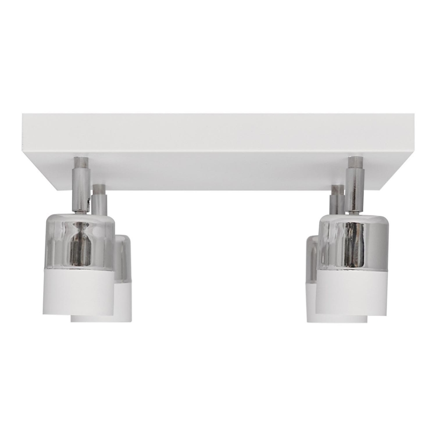 LED Спот TUBSSON 4xGU10/4,8W/230V бял/лъскав хром