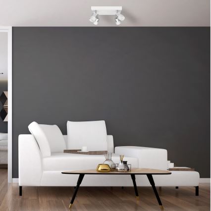 LED Спот TUBSSON 4xGU10/4,8W/230V бял/лъскав хром