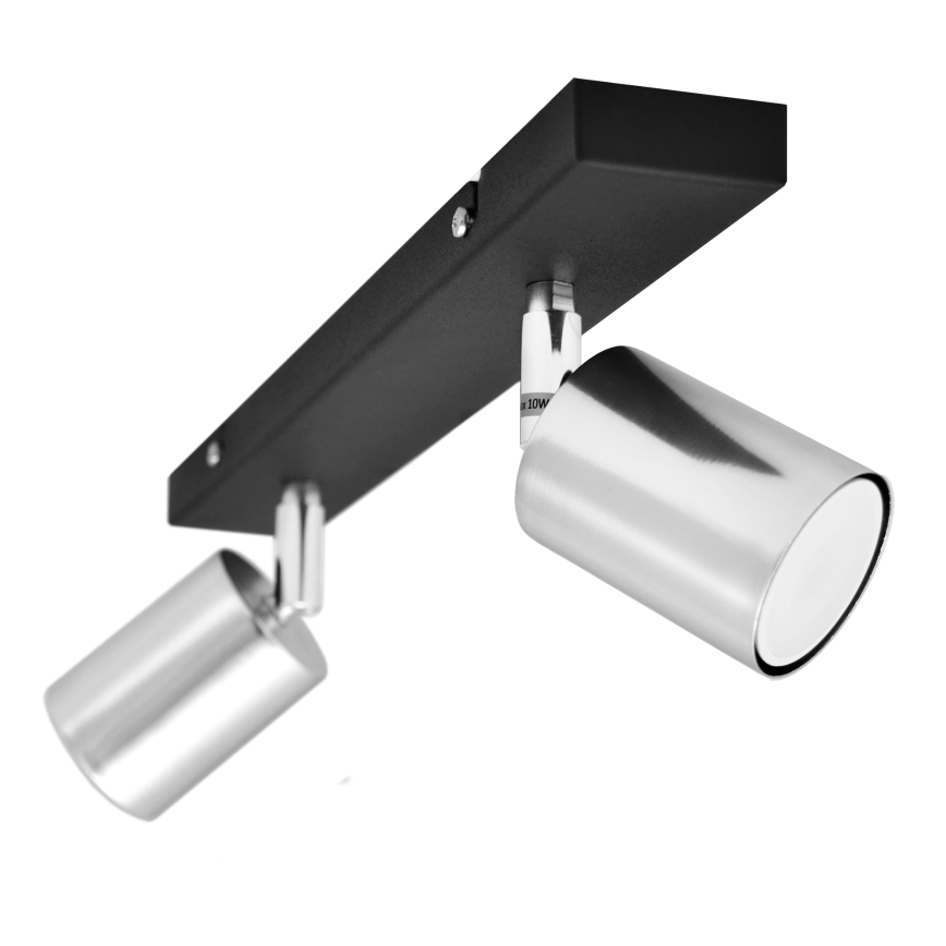 LED Спот TUNE 2xGU10/4,8W/230V матов хром/черен