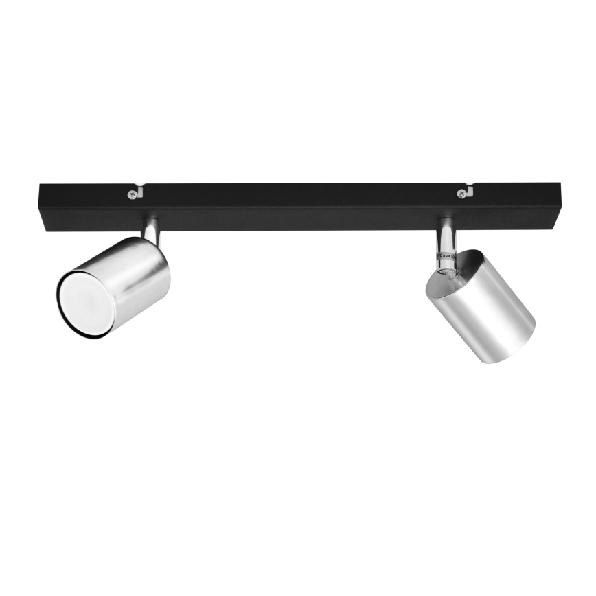 LED Спот TUNE 2xGU10/4,8W/230V матов хром/черен