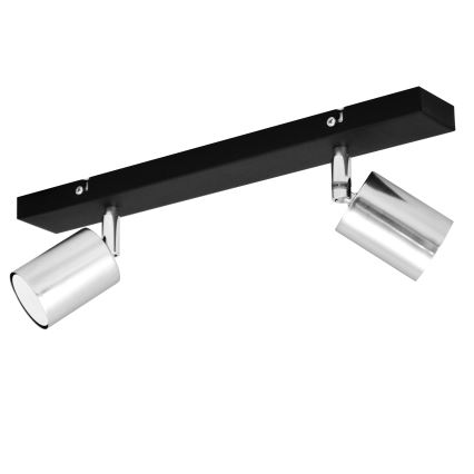 LED Спот TUNE 2xGU10/4,8W/230V матов хром/черен