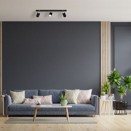 LED Спот TUNE 3xGU10/4,8W/230V черен