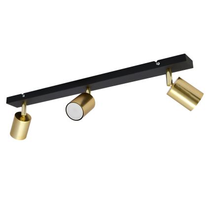 LED Спот TUNE 3xGU10/4,8W/230V златист/черен