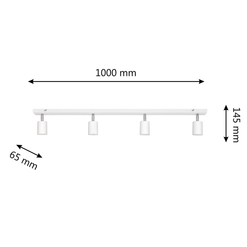 LED Спот TUNE 4xGU10/4,8W/230V бял