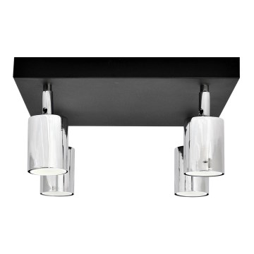 LED Спот TUNE 4xGU10/4,8W/230V матов хром/черен