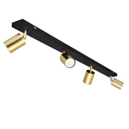 LED Спот TUNE 4xGU10/4,8W/230V златист/черен